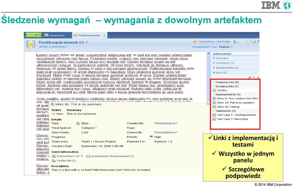 implementacją i testami Wszystko