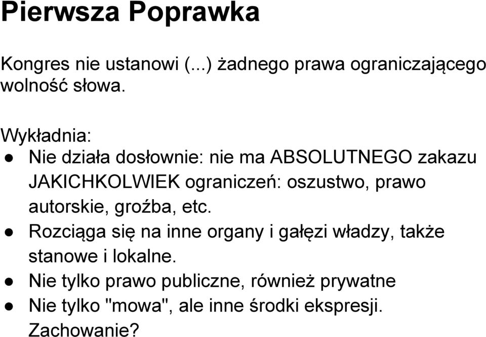 prawo autorskie, groźba, etc.