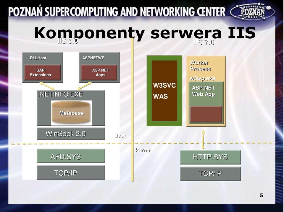 NET Apps W3SVC WAS Worker Process w3wp.exe ASP.