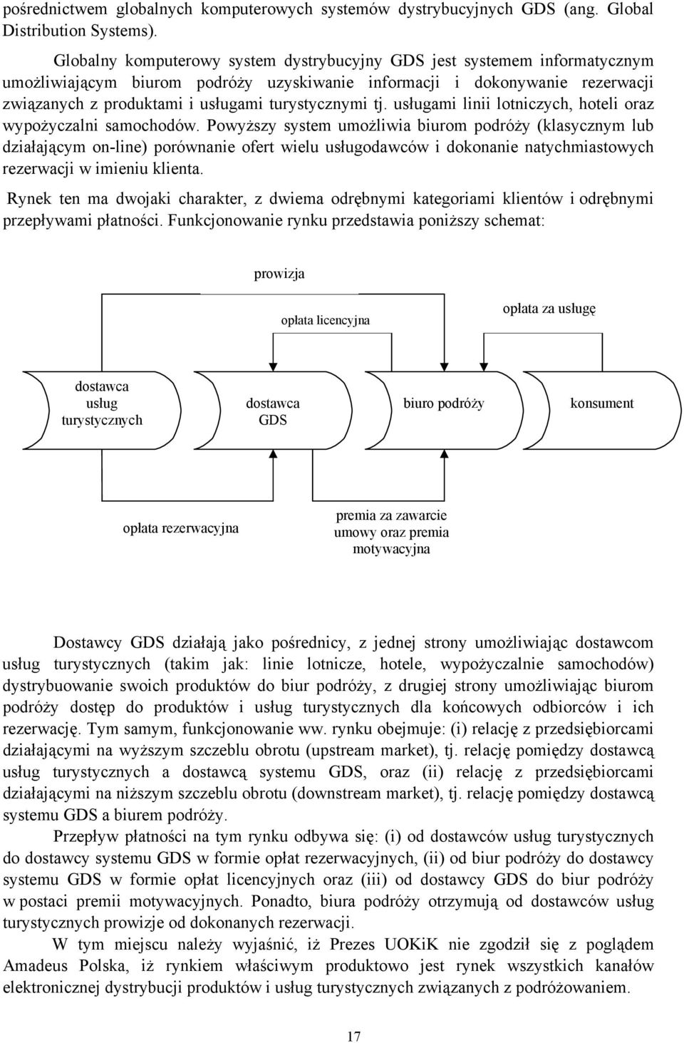 turystycznymi tj. usługami linii lotniczych, hoteli oraz wypożyczalni samochodów.