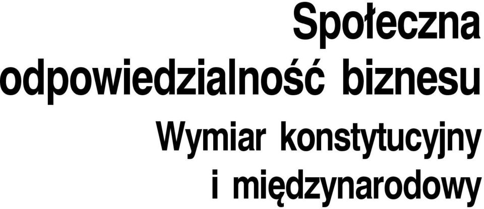 biznesu Wymiar