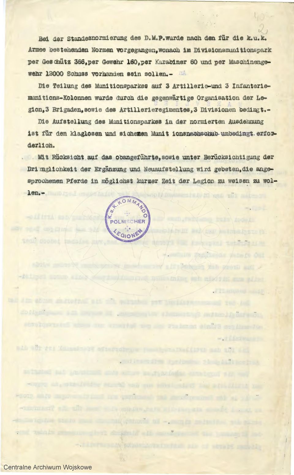 Art111er1 und 3 I nfant er1 e ro die gegen t1 _ Or an1sat1on er L en, so ae de Art1er1ereg1me tes,3 D1v1 1onen be D1e Aufsteung des Mun1 t ionsparkea 1n d r no 1Si fur den kago en und S10he erten