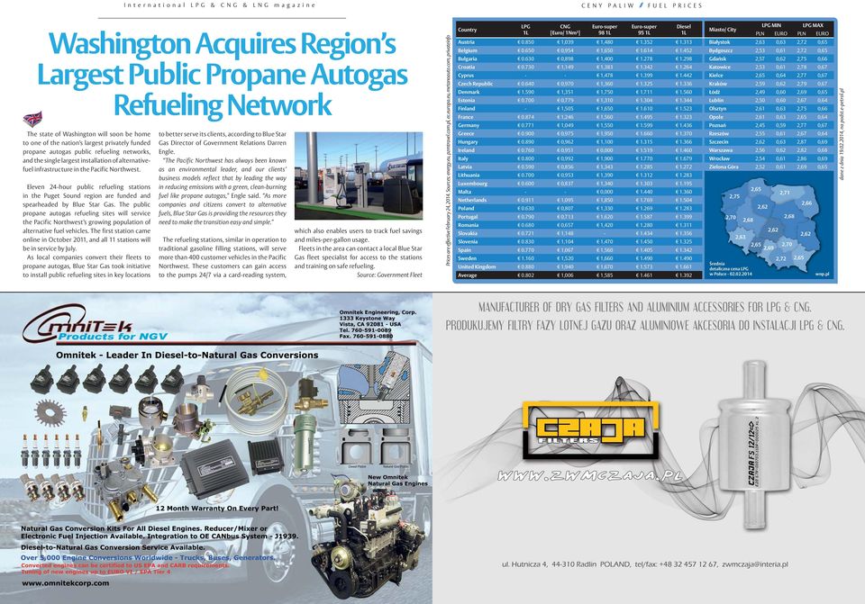 Eleven 24-hour public refueling stations in the Puget Sound region are funded and spearheaded by Blue Star Gas.