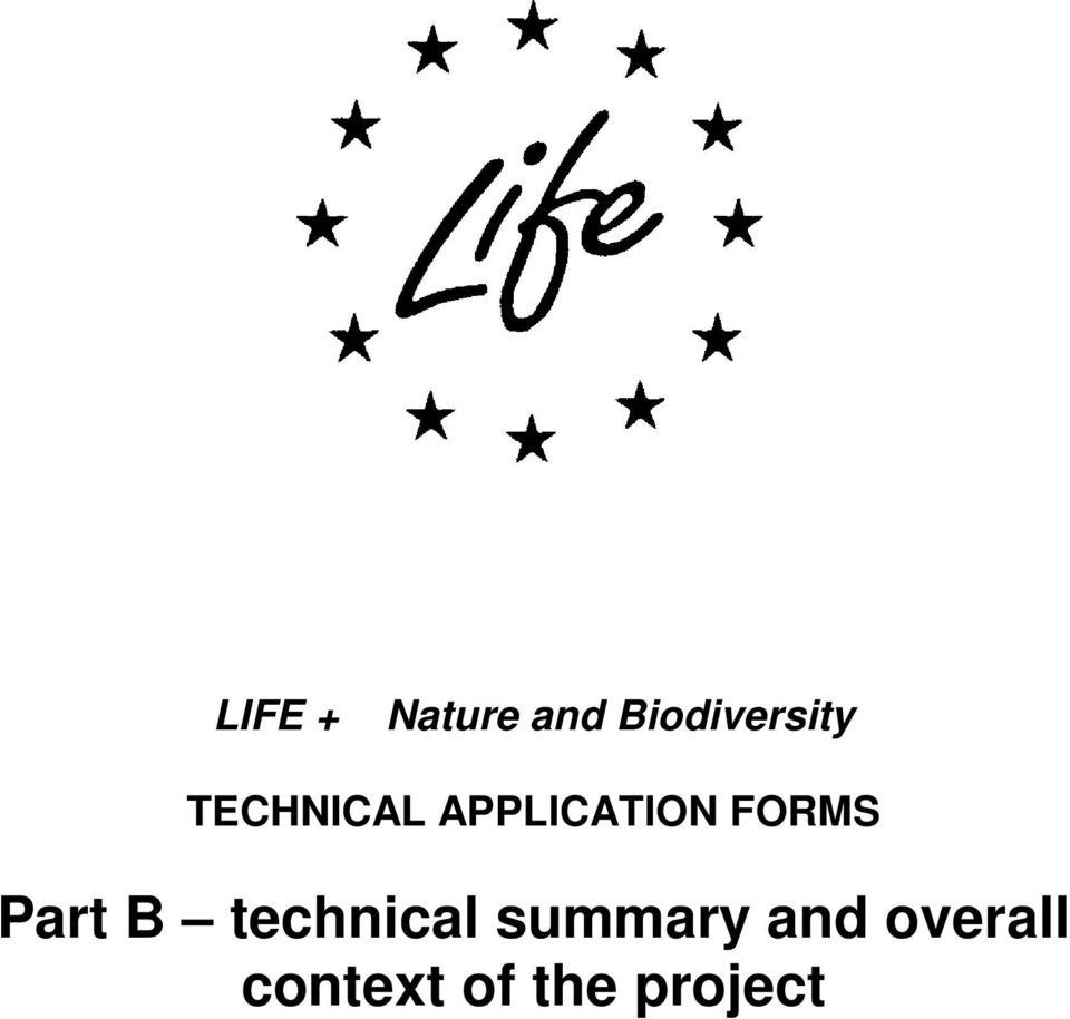 APPLICATION FORMS Part B