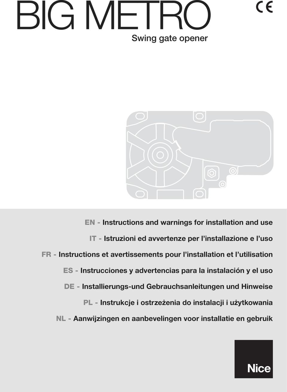 Instrucciones y advertencias para la instalación y el uso DE - Installierungs-und Gebrauchsanleitungen und