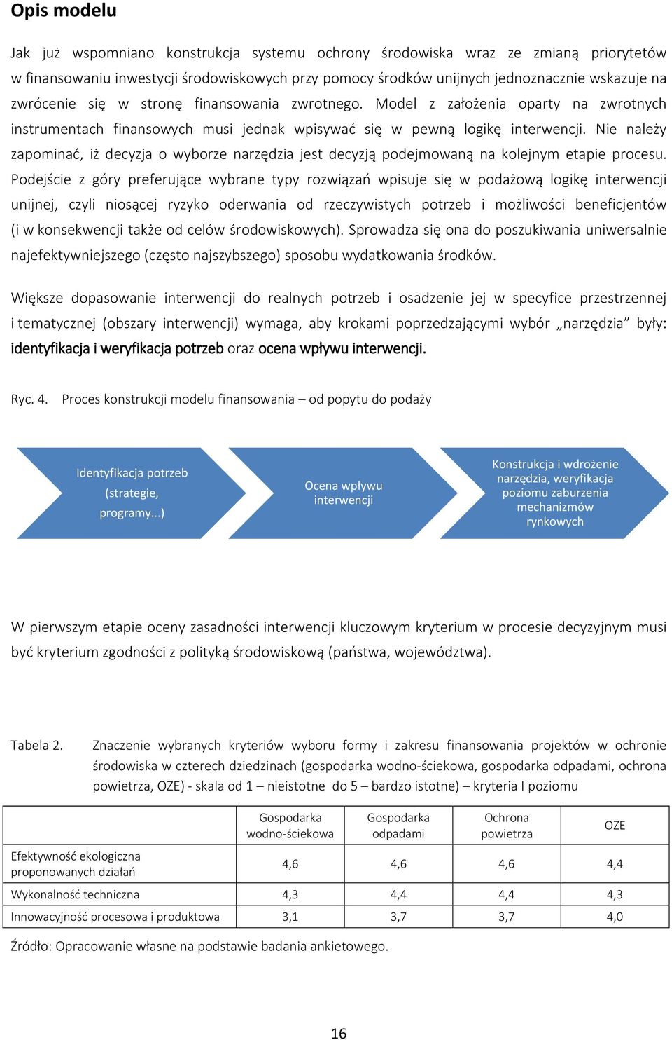 Nie należy zapominać, iż decyzja o wyborze narzędzia jest decyzją podejmowaną na kolejnym etapie procesu.