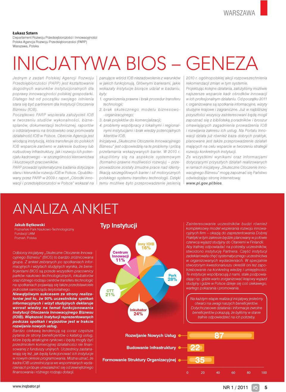 Dlatego też od początku swojego istnienia stara się być partnerem dla Instytucji Otoczenia Biznesu (IOB).