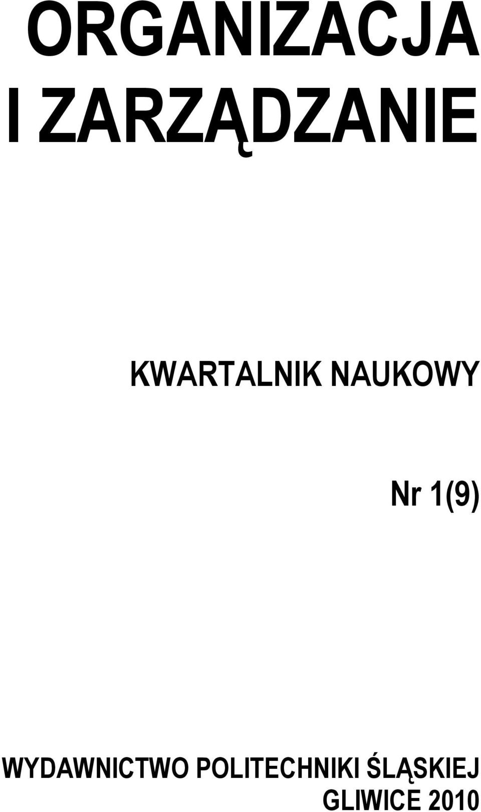 NAUKOWY Nr 1(9)