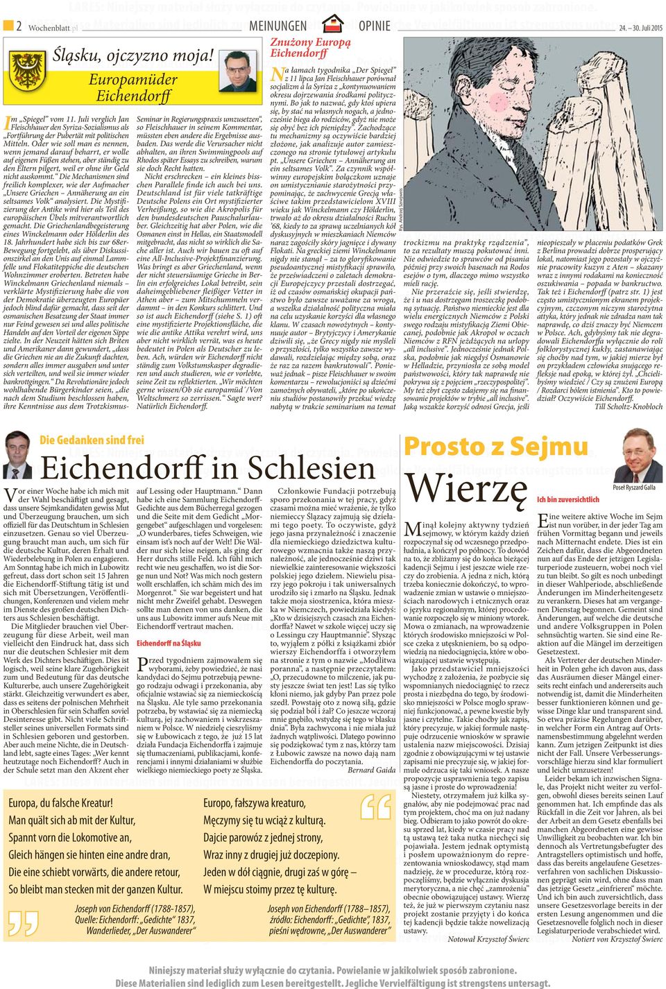 Im Spiegel vom 11. Juli verglich Jan Fleischhauer den Syriza-Sozialismus als Fortführung der Pubertät mit politischen müssten eben andere die Ergebnisse ausbaden.