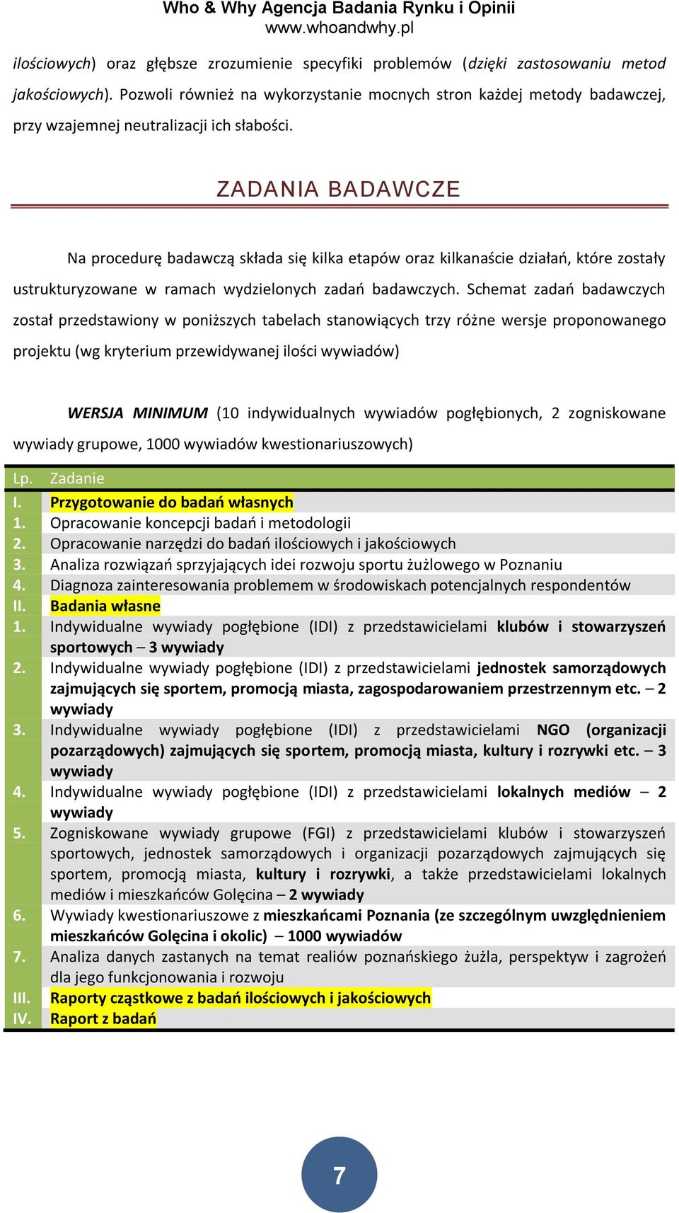 ZADANIA BADAWCZE Na procedurę badawczą składa się kilka etapów oraz kilkanaście działań, które zostały ustrukturyzowane w ramach wydzielonych zadań badawczych.