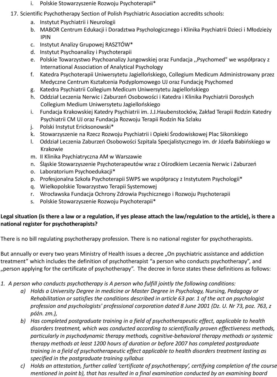 Polskie Towarzystwo Psychoanalizy Jungowskiej oraz Fundacja,,Psychomed" we współpracy z International Association of Analytical Psychology f.