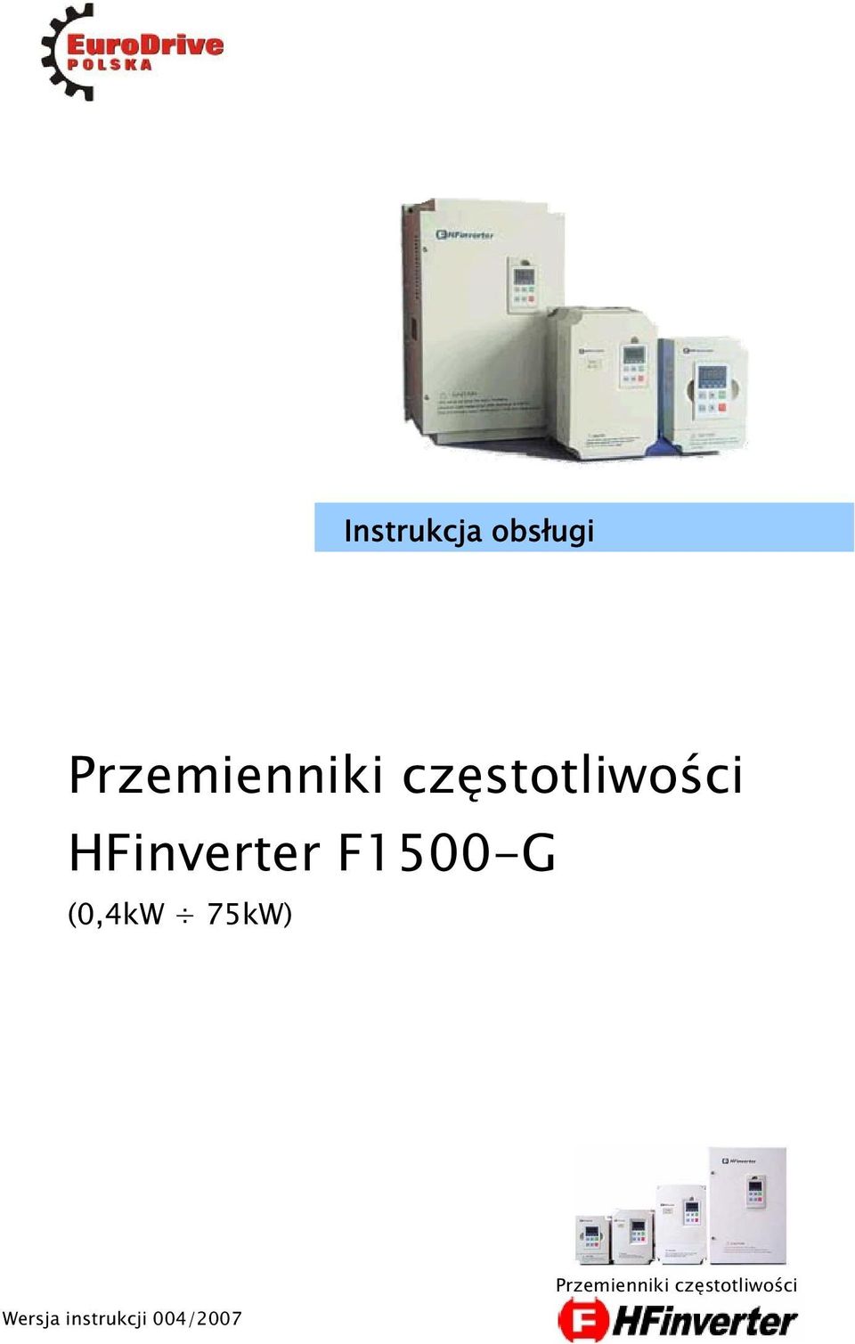 (,4kW 75kW) Wersja instrukcji