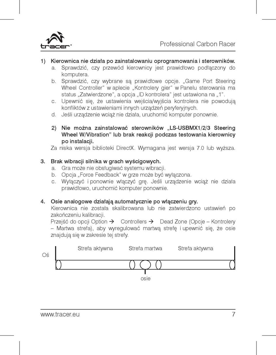 Upewnić się, że ustawienia wejścia/wyjścia kontrolera nie powodują konfl iktów z ustawieniami innych urządzeń peryferyjnych. d. Jeśli urządzenie wciąż nie działa, uruchomić komputer ponownie.