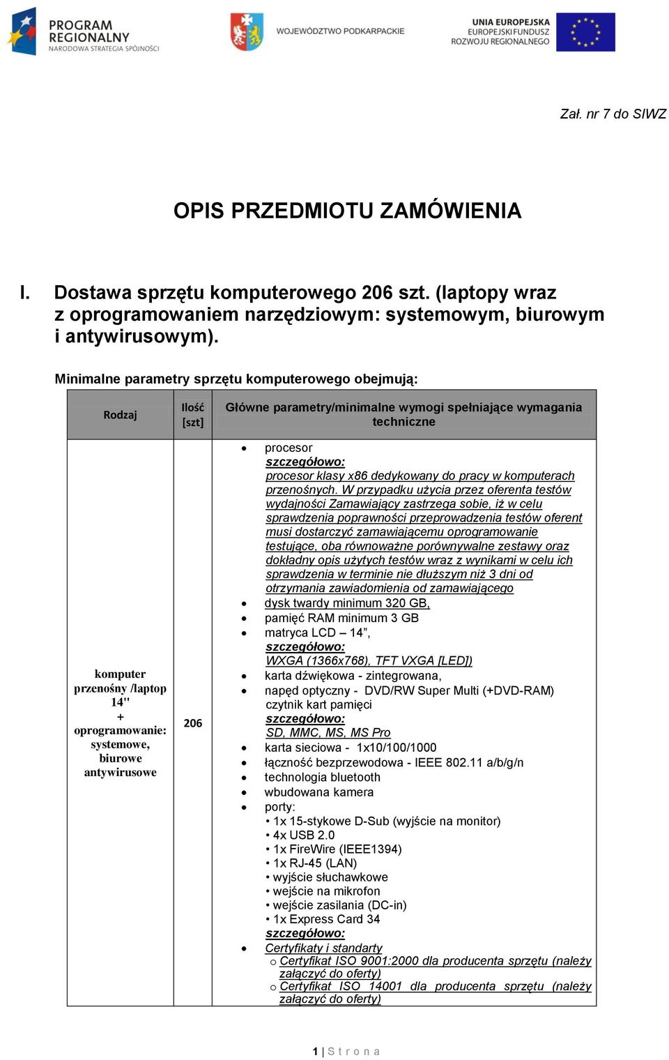 spełniające wymagania techniczne procesor procesor klasy x86 dedykowany do pracy w komputerach przenośnych.