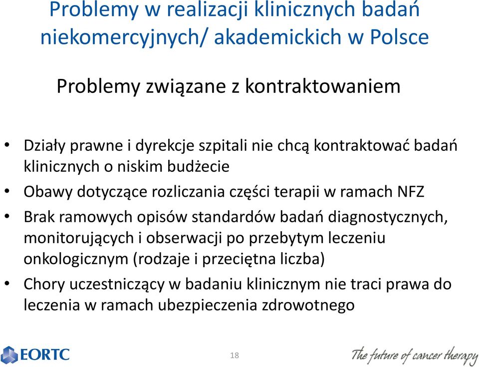 NFZ Brak ramowych opisów standardów badań diagnostycznych, monitorujących i obserwacji po przebytym leczeniu onkologicznym