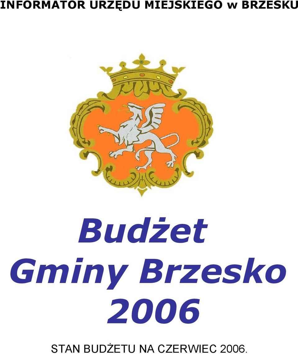 Budżet Gminy Brzesko