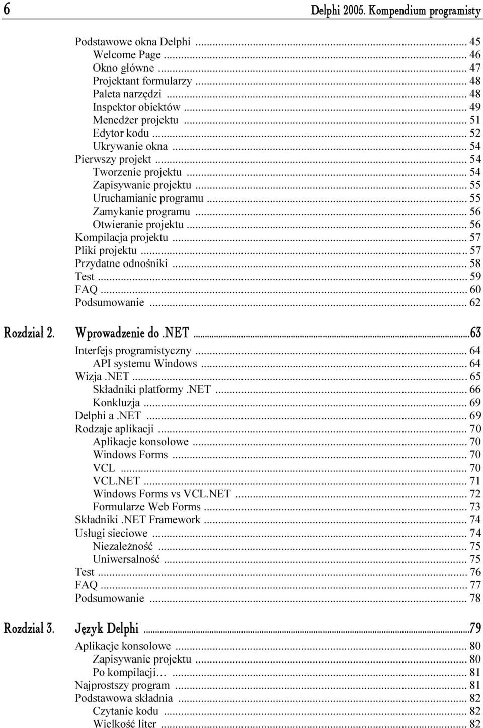 ..f... 55 Zamykanie programu...f... 56 Otwieranie projektu...f... 56 Kompilacja projektu...f...f. 57 Pliki projektu...f...f... 57 Przydatne odnośniki...f...f. 58 Test...f...f... 59... 60 Podsumowanie.