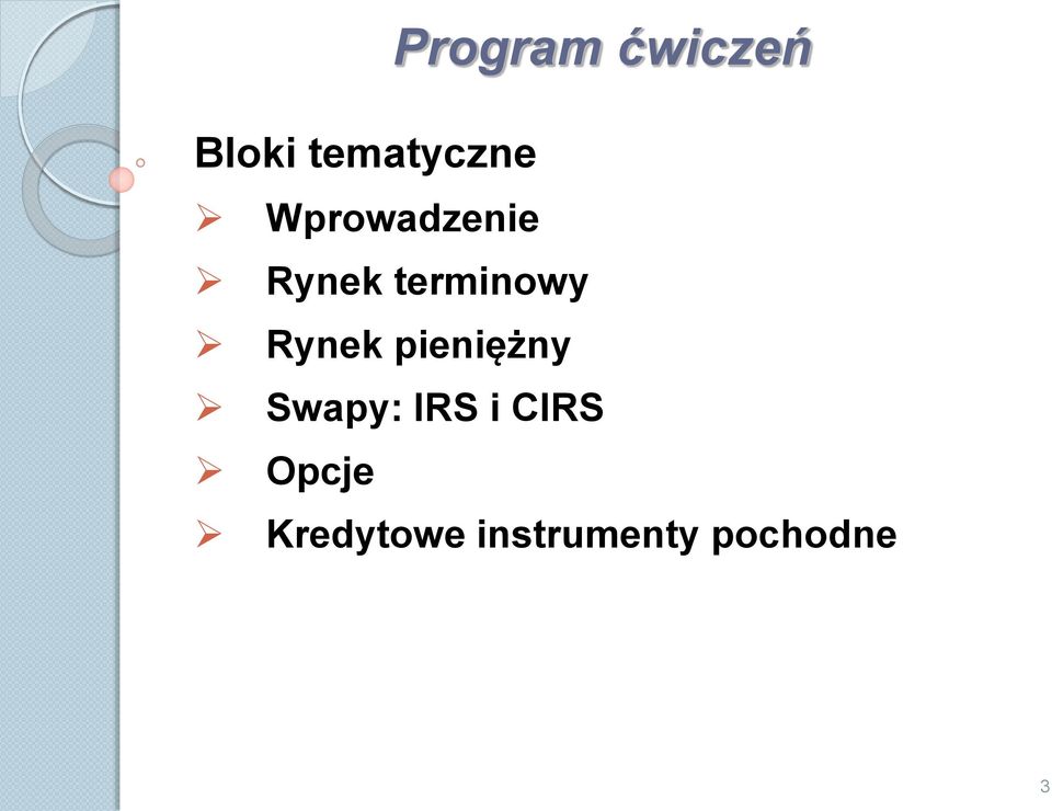 Rynek pieniężny Swapy: IRS i CIRS