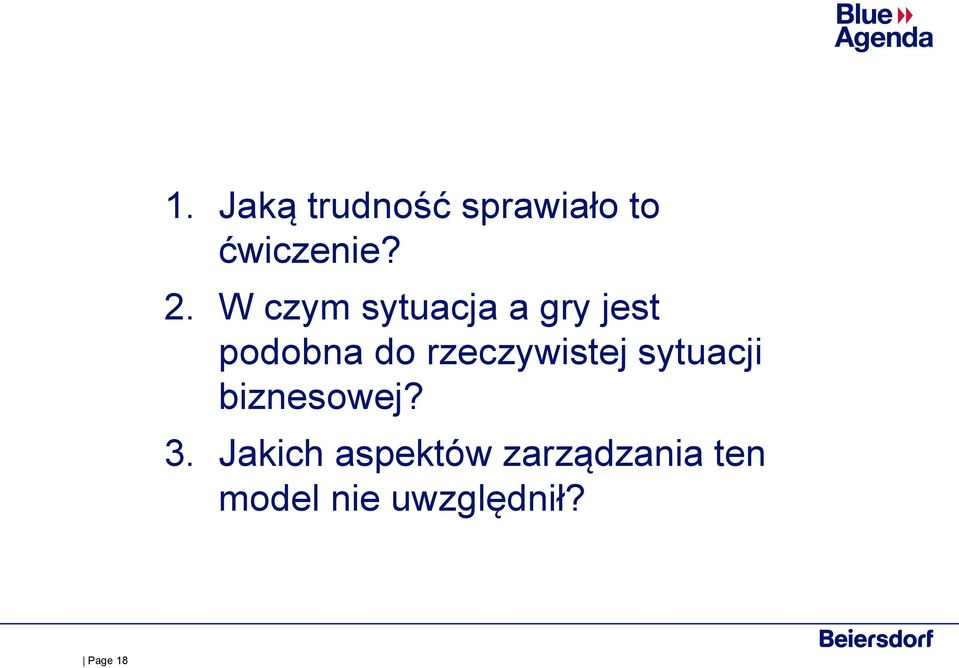 rzeczywistej sytuacji biznesowej? 3.