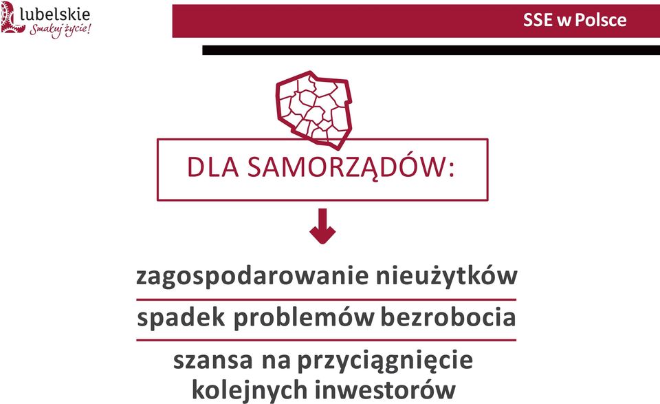 spadek problemów bezrobocia