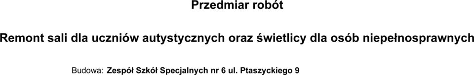 Szkół Specjalnych