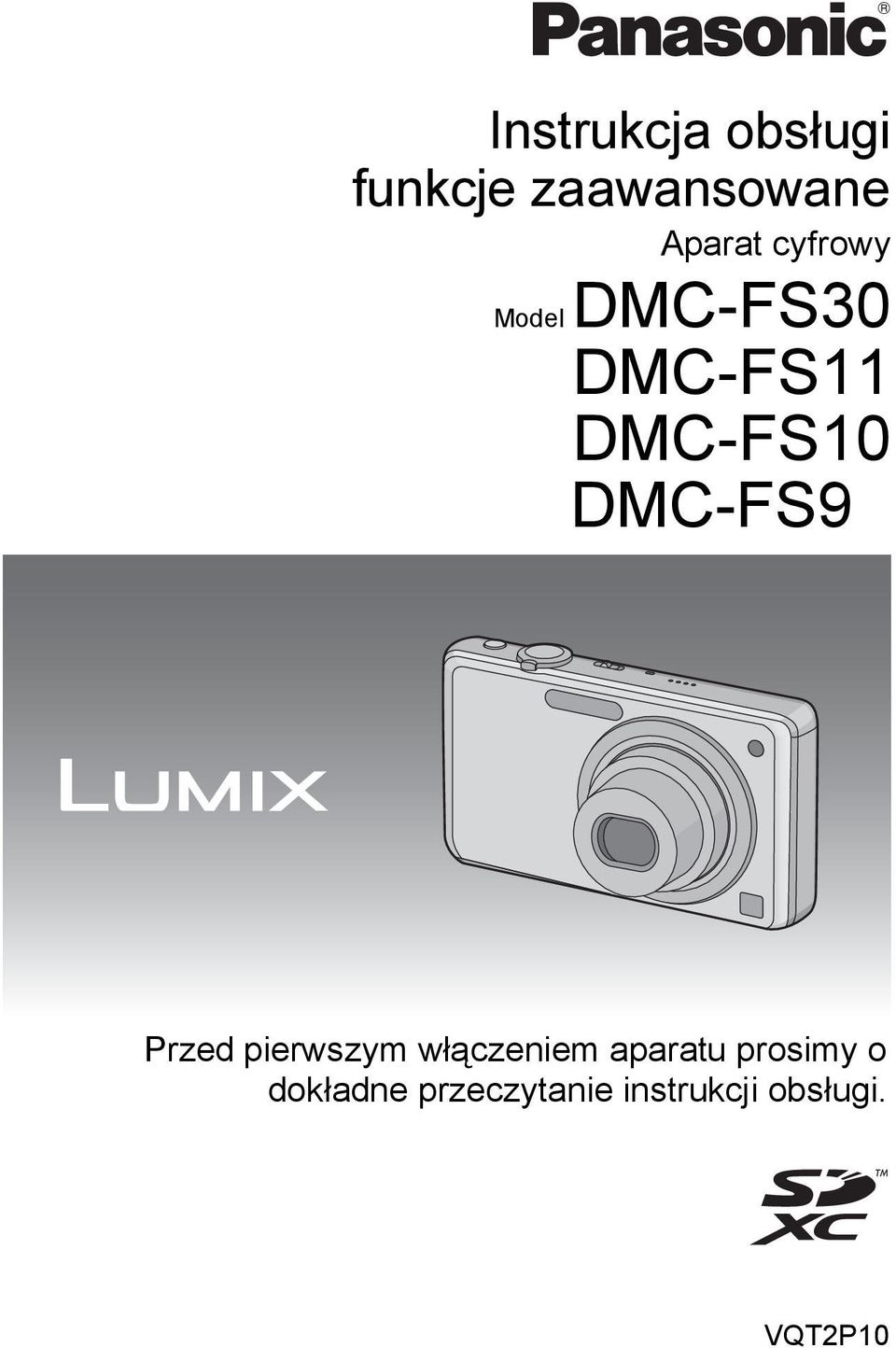 DMC-FS9 Przed pierwszym włączeniem aparatu