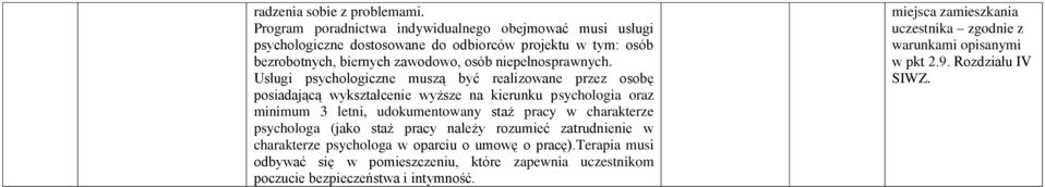 zawodowo, osób niepełnosprawnych.