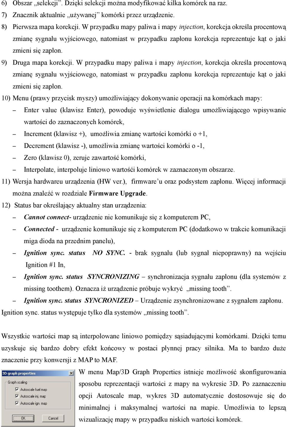 9) Druga mapa korekcji.