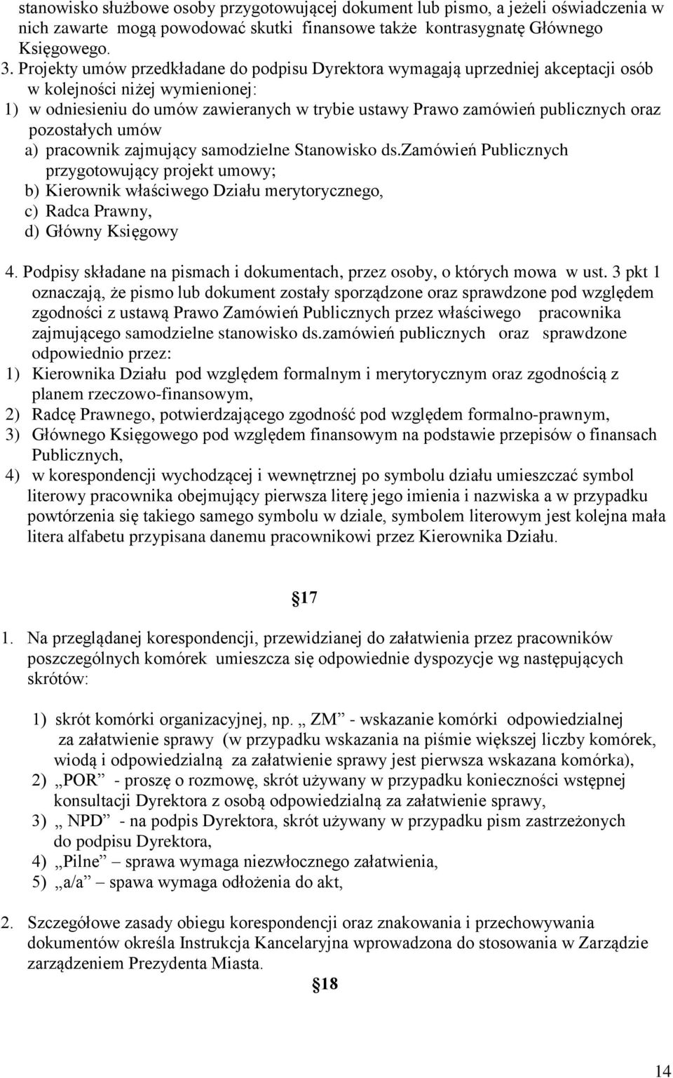 oraz pozostałych umów a) pracownik zajmujący samodzielne Stanowisko ds.