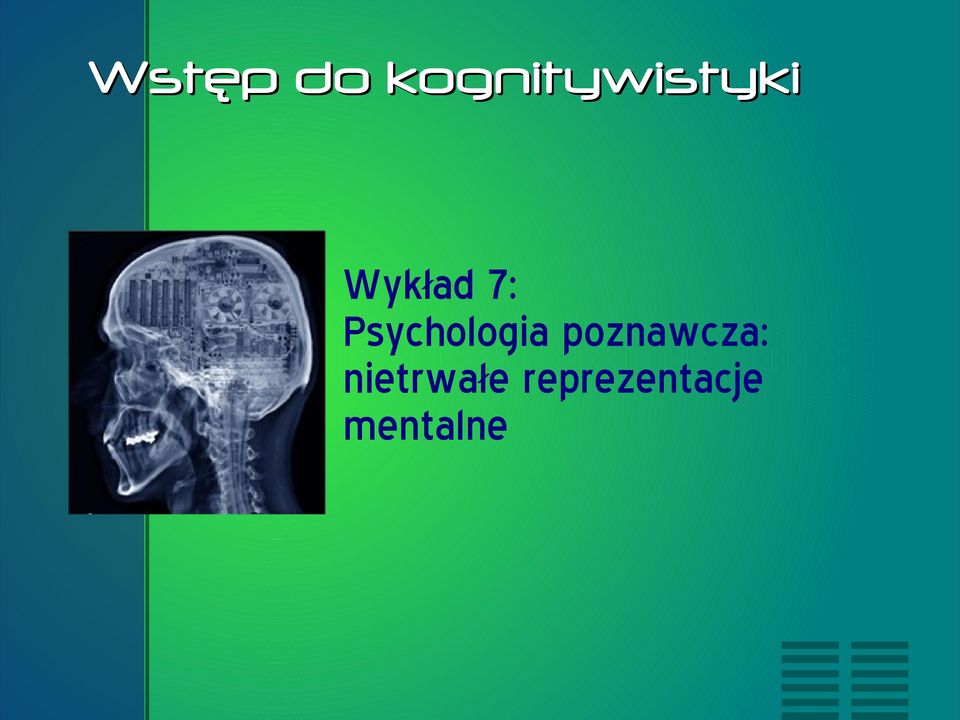 7: Psychologia