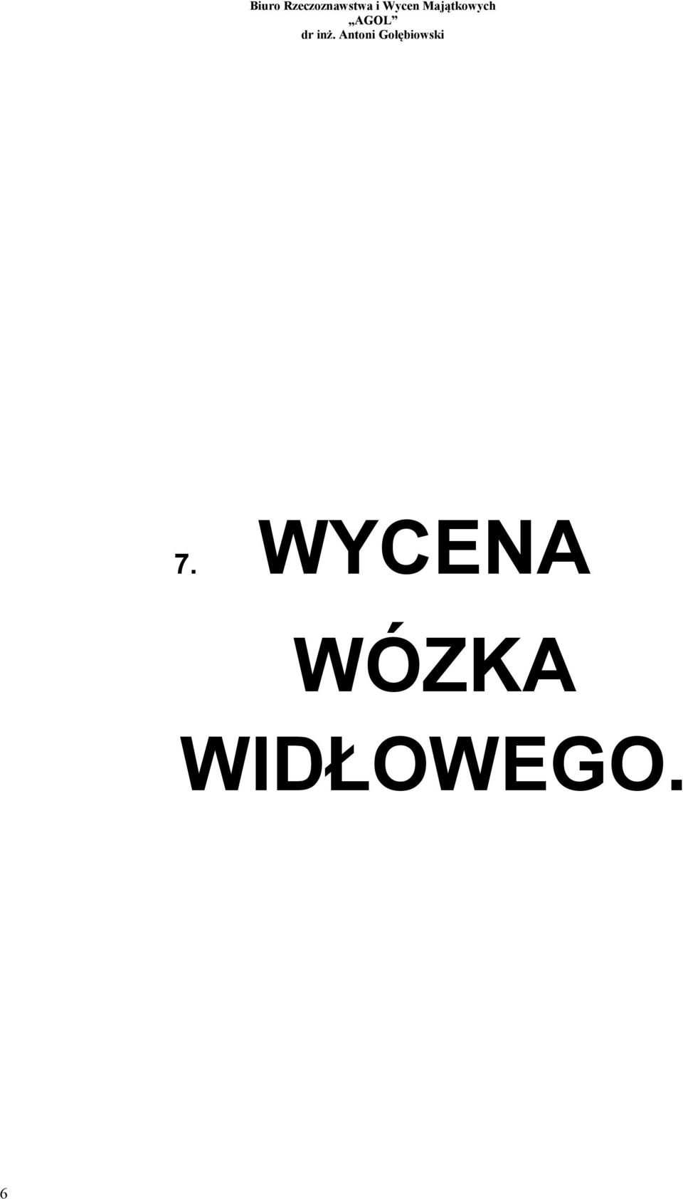 WIDŁOWEGO.