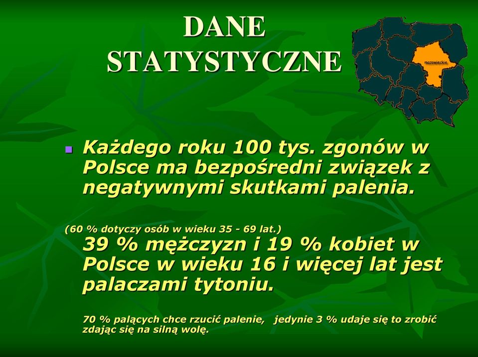 (60 % dotyczy osób w wieku 35-69 lat.