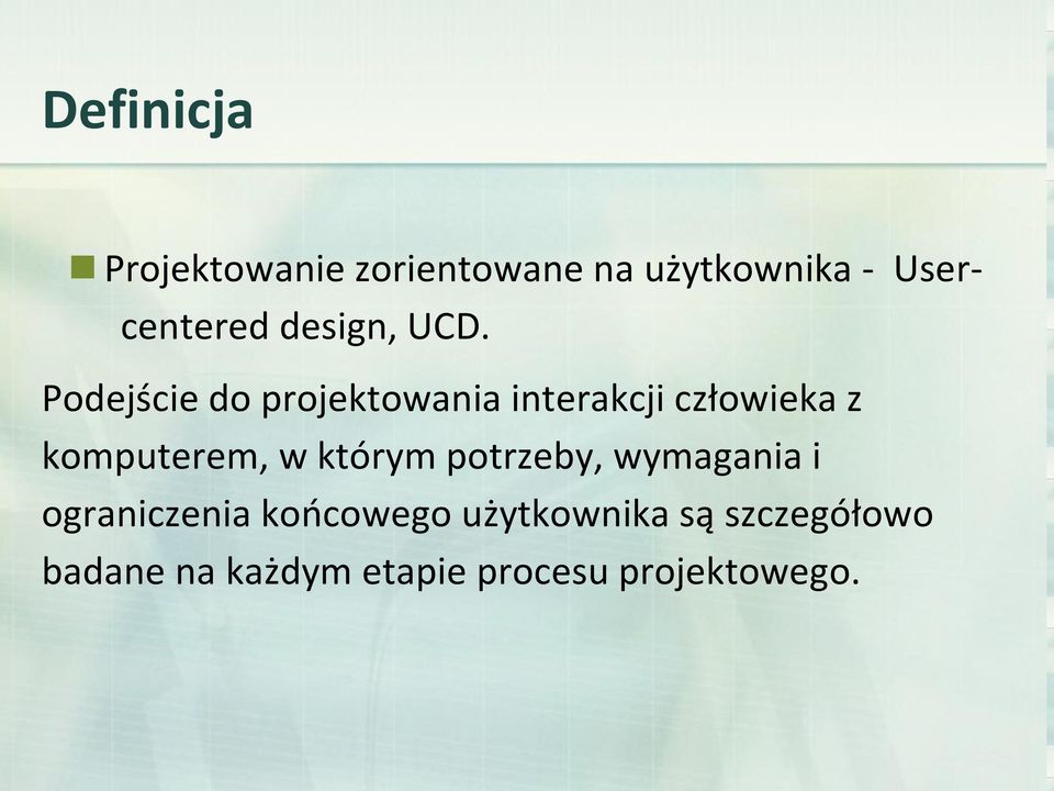 Podejście do projektowania interakcji człowieka z komputerem, w