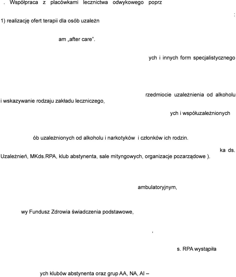 przez NFZ, 3. Finansowanie poradnictwa. 5.