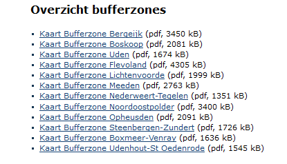 Buferzonas Nīderlandē https://www.nvwa.