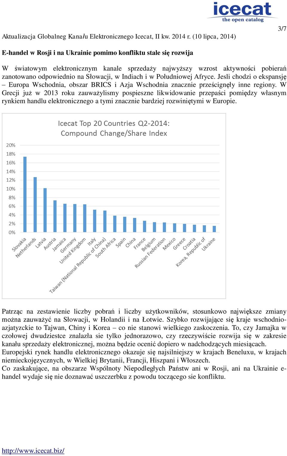 W Grecji już w 2013 roku zauważylismy pospieszne likwidowanie przepaści pomiędzy własnym rynkiem handlu elektronicznego a tymi znacznie bardziej rozwiniętymi w Europie.