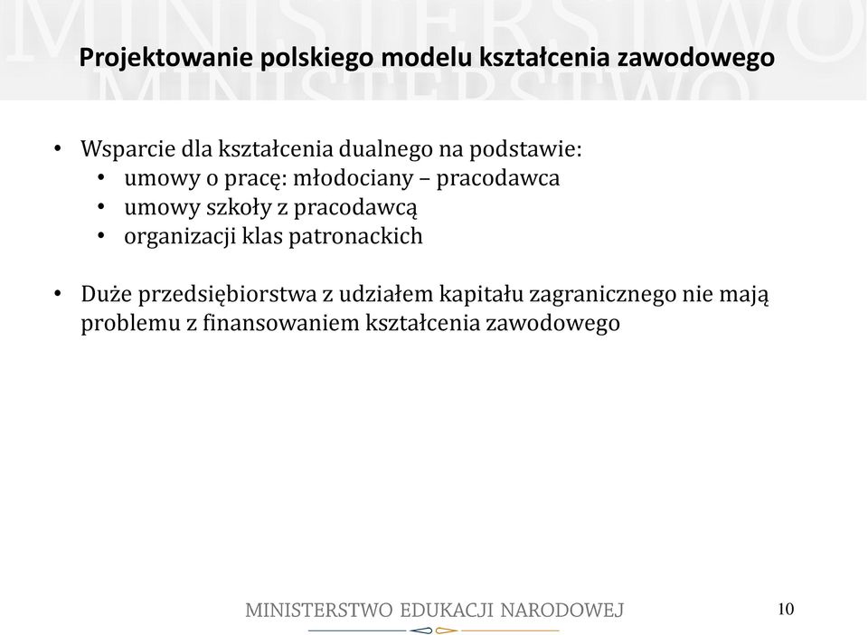 szkoły z pracodawcą organizacji klas patronackich Duże przedsiębiorstwa z