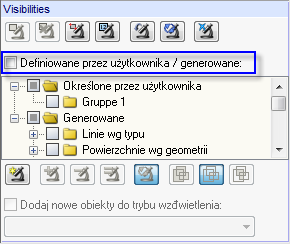 8 Wyniki Wyświetlanie wyników płyty stropowej W ten sam sposób możemy filtrować wyniki powierzchni w nawigatorze Widok.