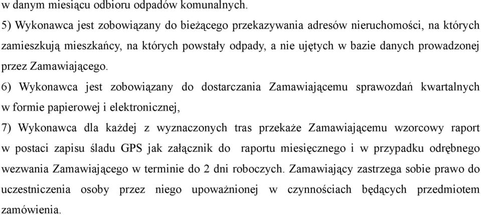 prowadzonej przez Zamawiającego.