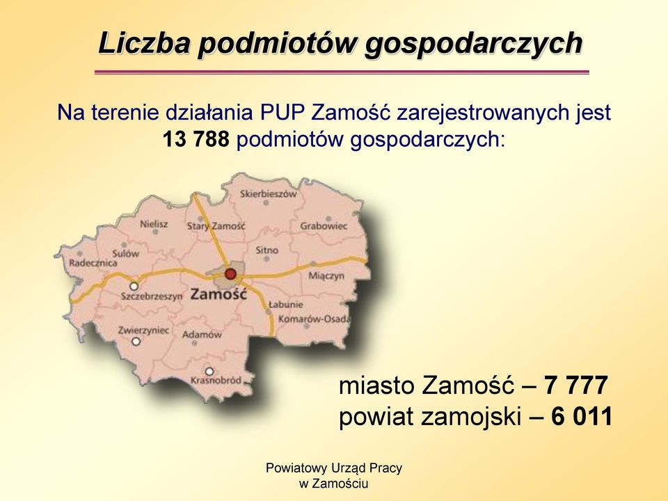 zarejestrowanych jest 13 788 podmiotów