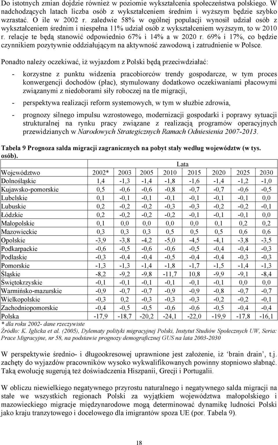 relacje te będą stanowić odpowiednio 67% i 14% a w 2020 r. 69% i 17%, co będzie czynnikiem pozytywnie oddziałującym na aktywność zawodową i zatrudnienie w Polsce.