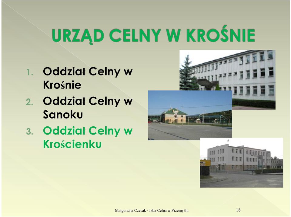 Oddział Celny w Krościenku