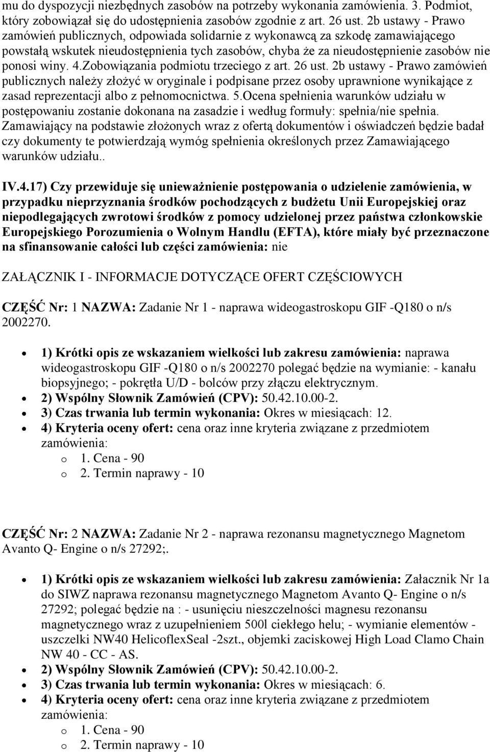 4.Zobowiązania podmiotu trzeciego z art. 26 ust.