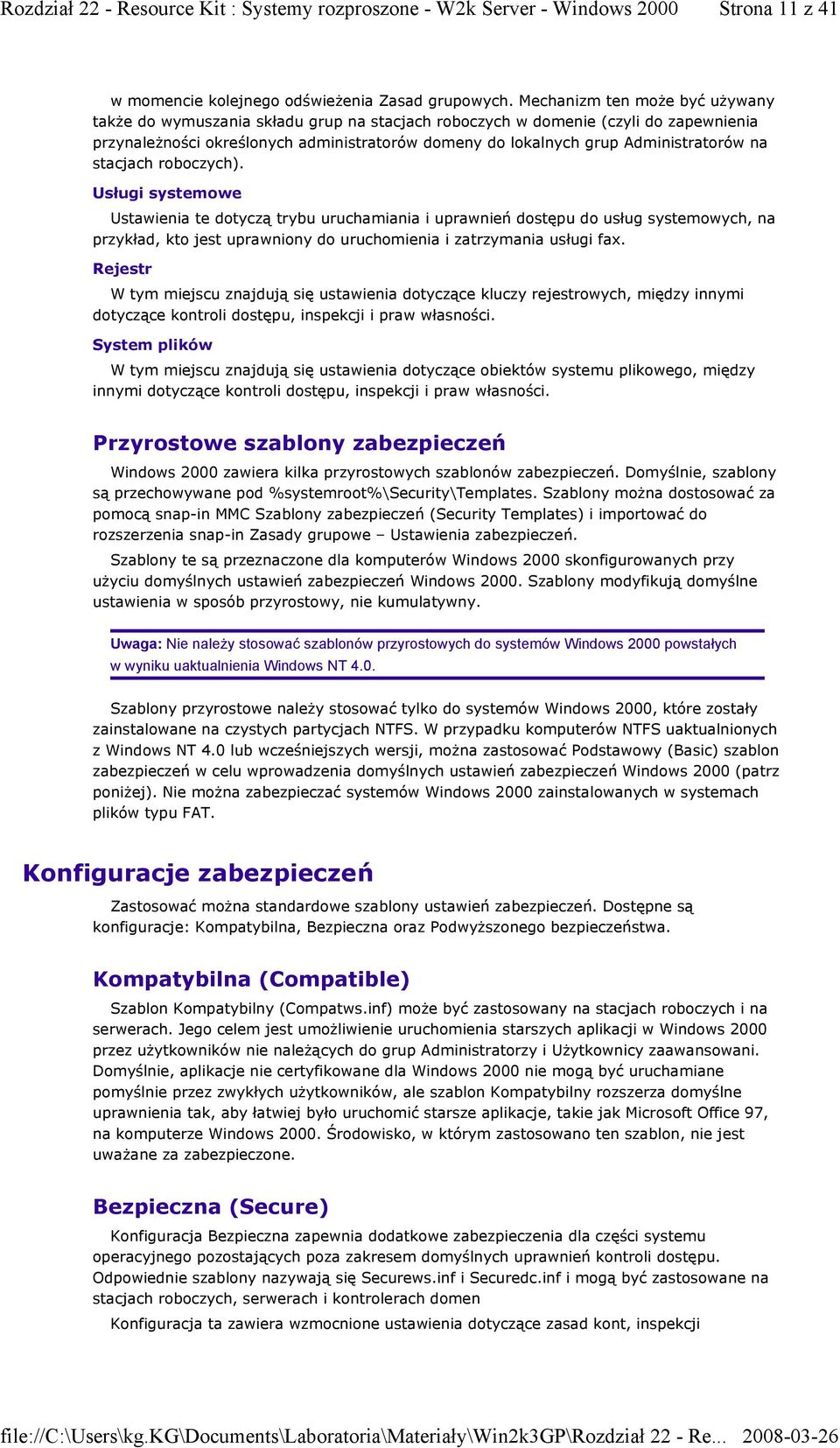 Administratorów na stacjach roboczych).