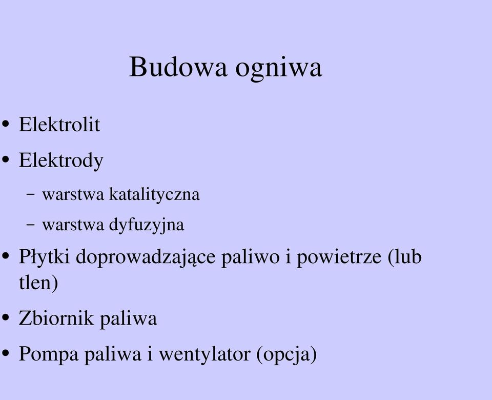 doprowadzające paliwo i powietrze (lub