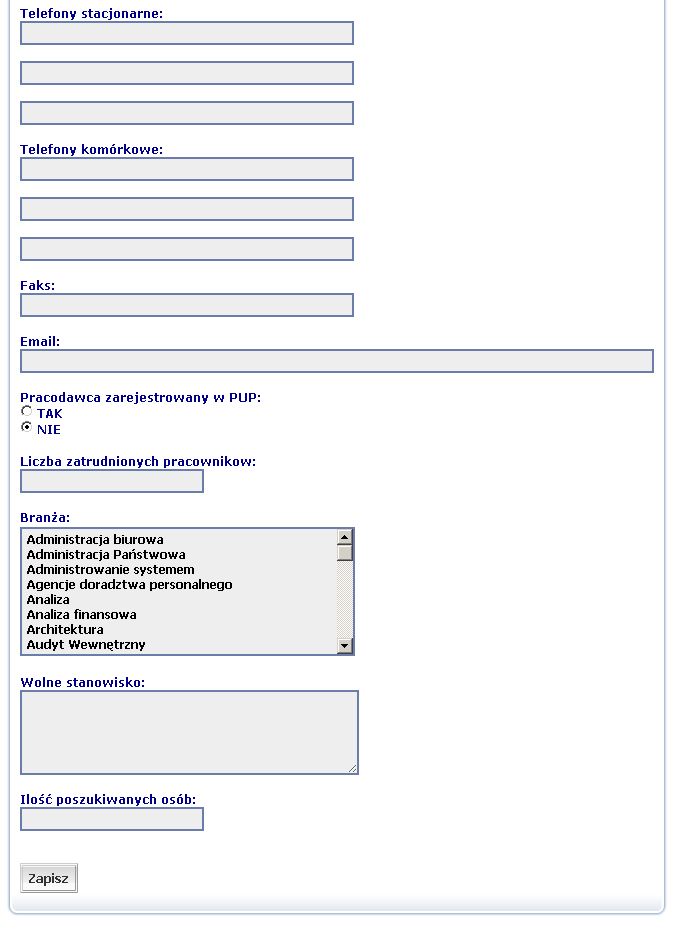 Projekt Techniczny systemu