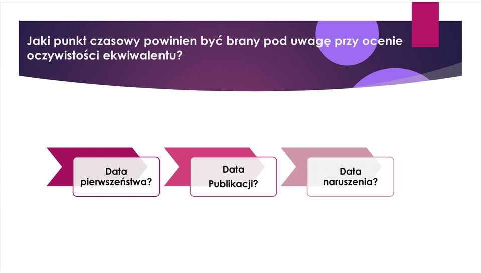 oczywistości ekwiwalentu?