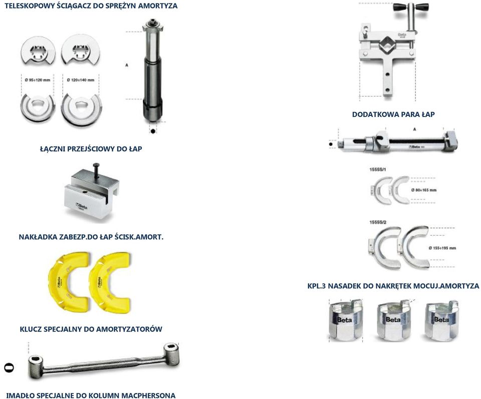 AMORT. KPL.3 NASADEK DO NAKRĘTEK MOCUJ.