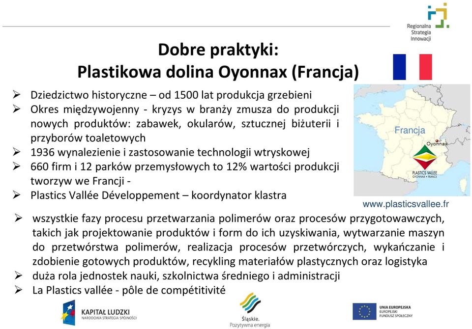 Plastics Vallée Développement koordynator klastra Francja www.plasticsvallee.