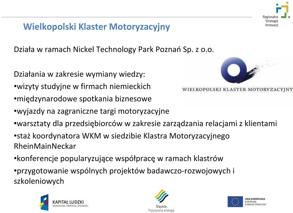 studyjne w firmach niemieckich międzynarodowe spotkania biznesowe wyjazdy na zagraniczne targi motoryzacyjne warsztaty dla